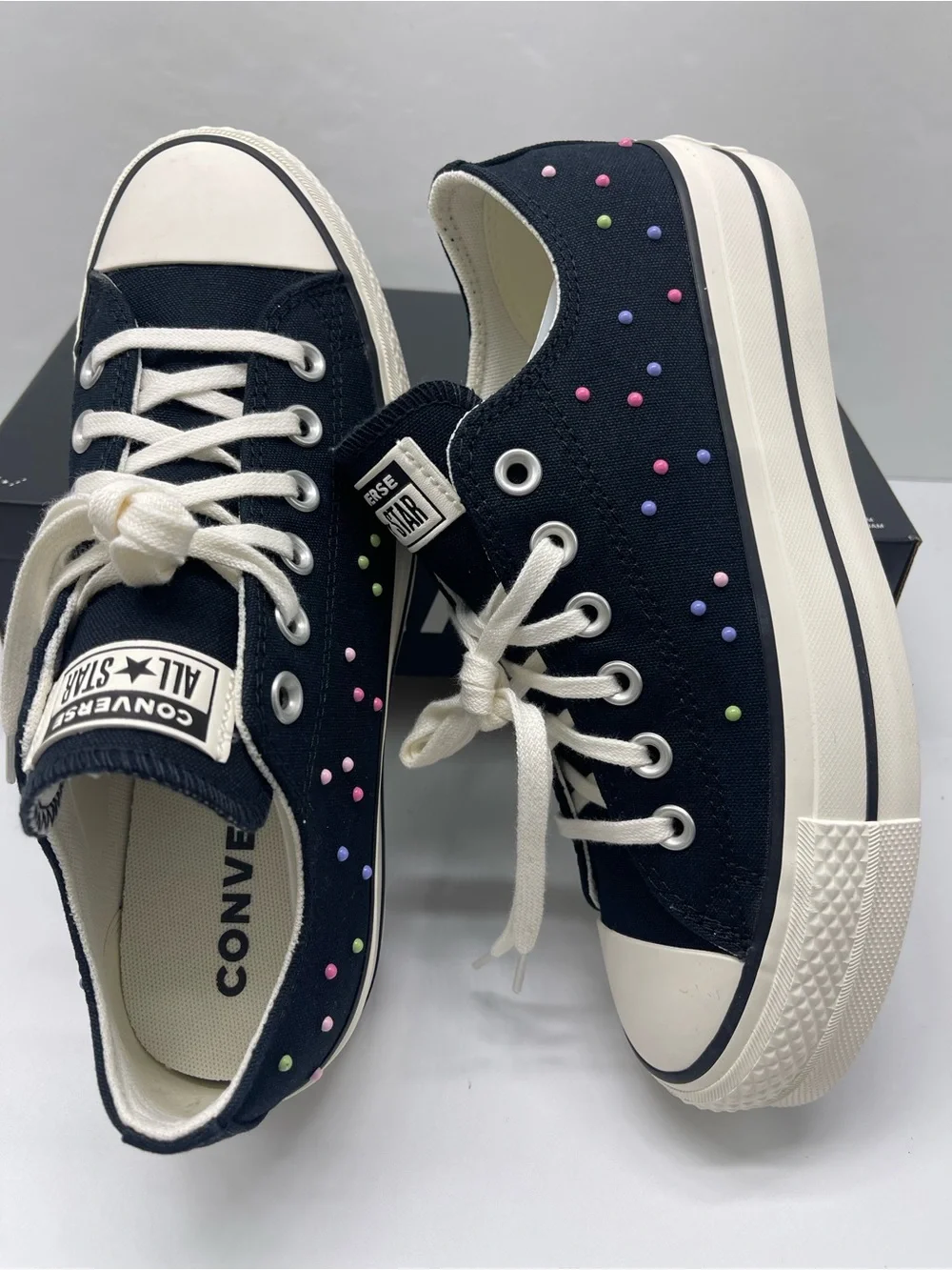 Converse WMNS A19141C CTAS LIFT OX
BLACK/PINK/FRESH CUT Platform Sneakers - Picture 15 of 16
